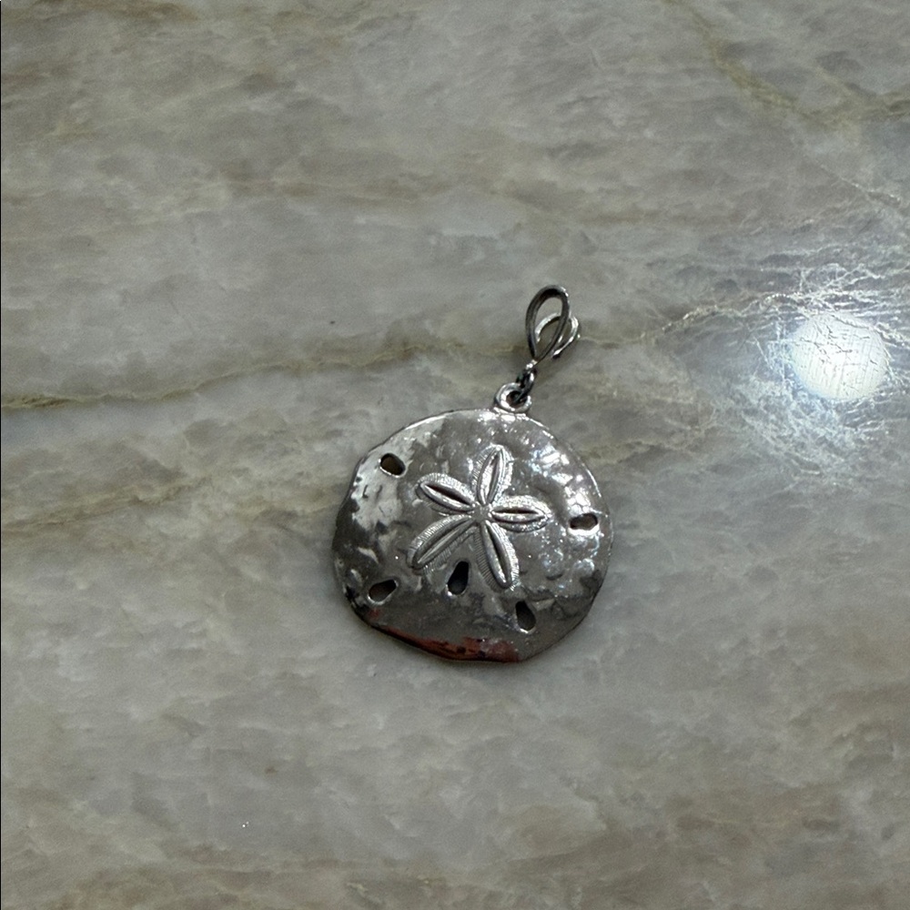 Silver Sand Dollar Pendant